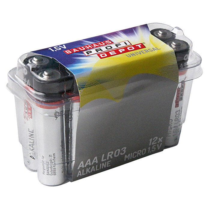 PROFI DEPOT Micro AAA Batterie
