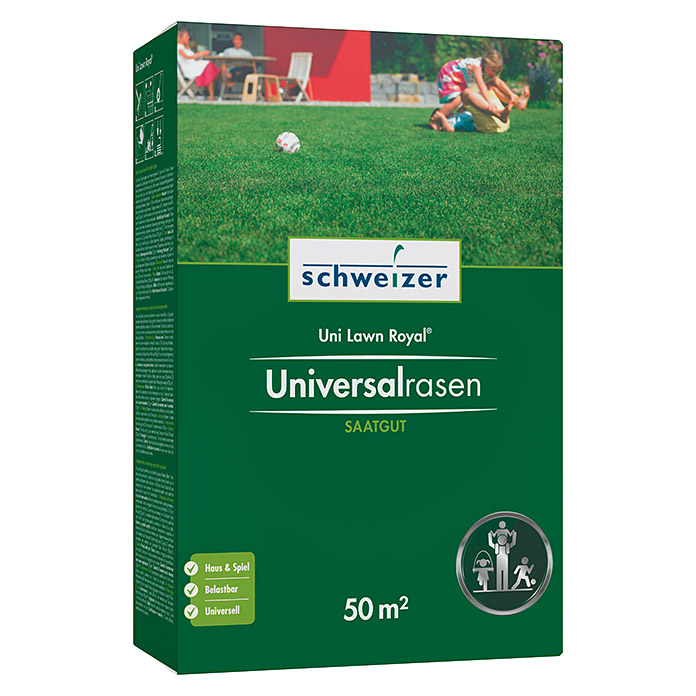 Schweizer Sementi per prati universali Uni Lawn Royal