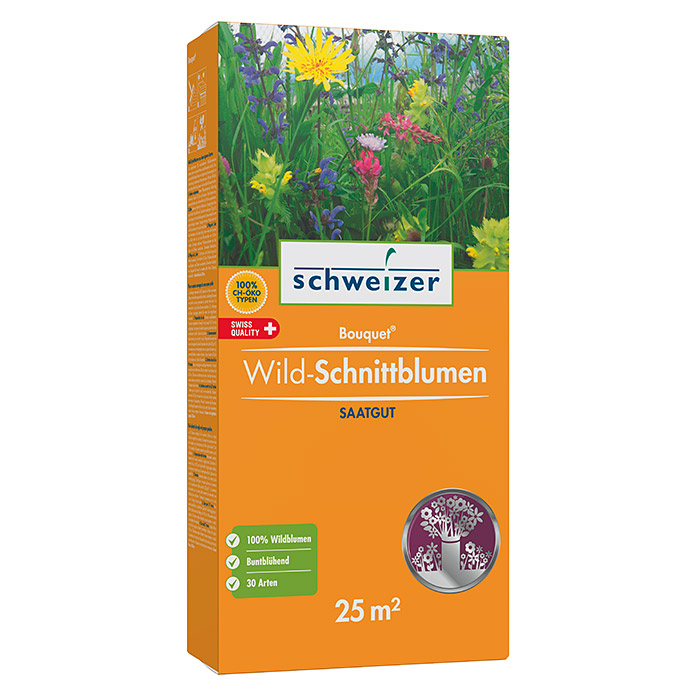 Schweizer Bouquet Wild-Schnittblumen